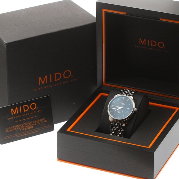 MIDO Baroncelli M027407A Date black Dial Automatic Men's Watch_884155